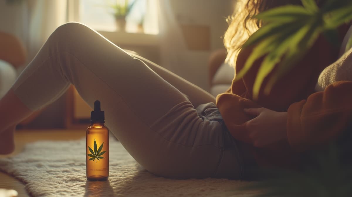 femme qui veut perdre du poids et huile cbd